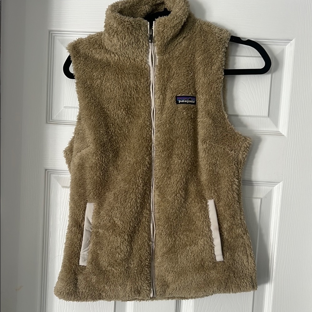 Patagonia Tan Fleece Vest
